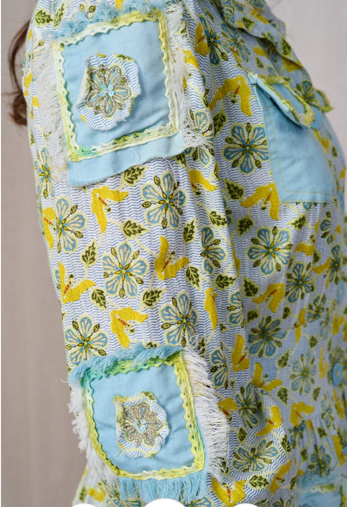 Smock Waist Floral Mini Dress